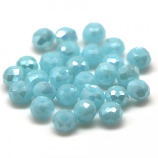 Бусины рондели 2*2мм, нежно-голубой